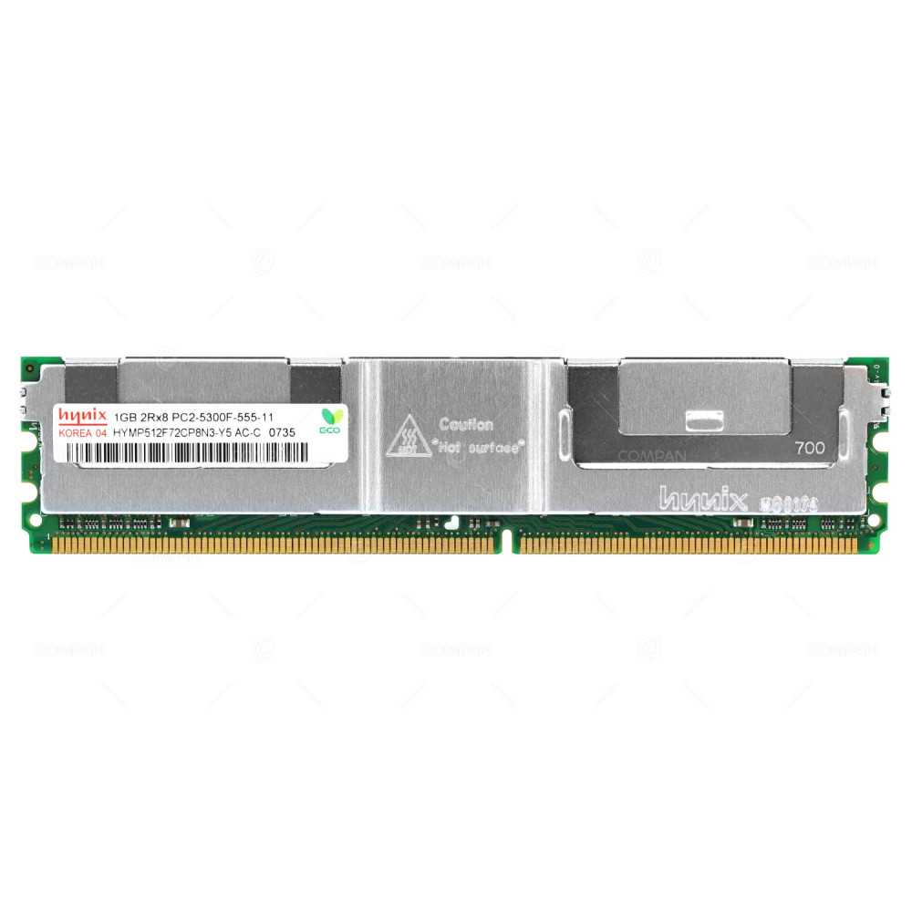HYMP512F72CP8N3-Y5 AC-C HYNIX 1GB 2RX8 PC2-5300F DDR2  667MHZ MEMORY -